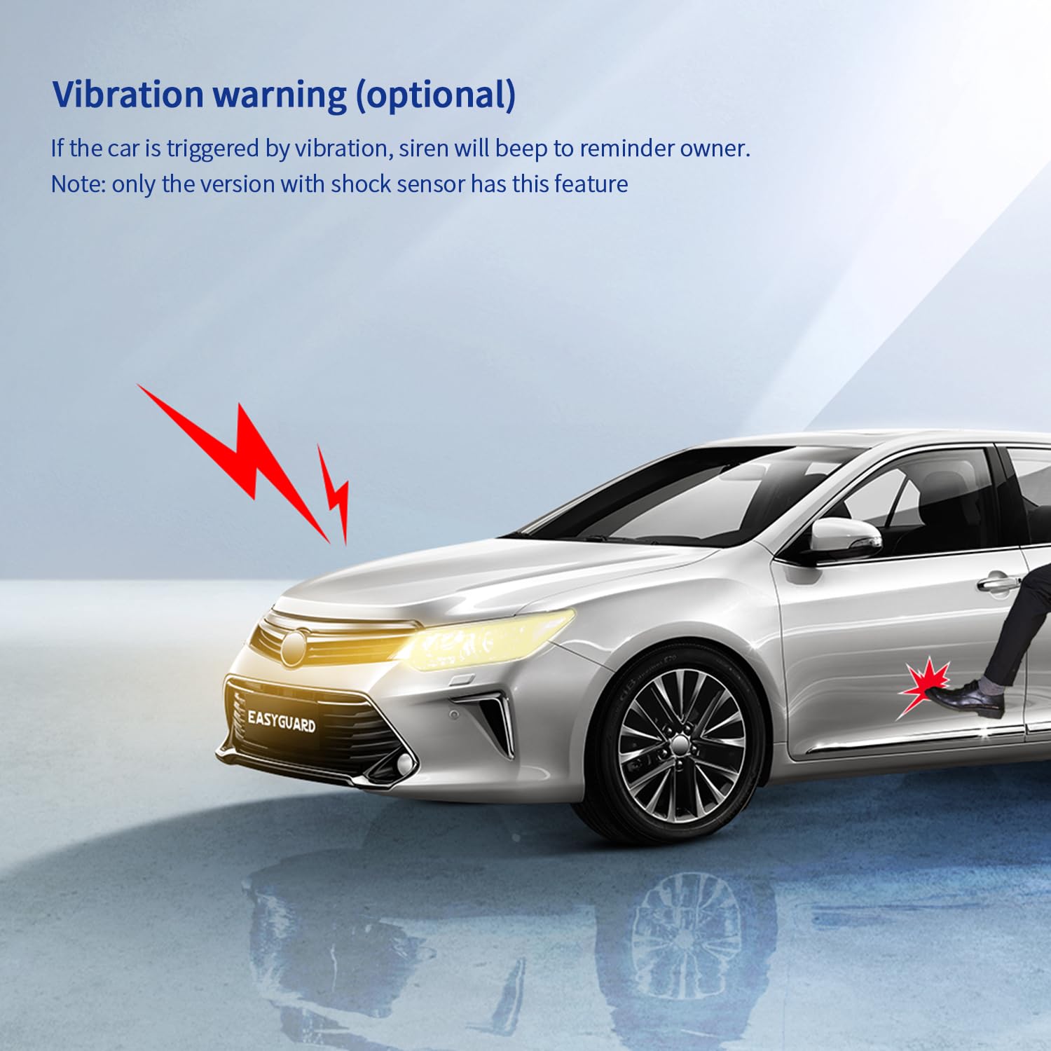 Alarma de coche EASYGUARD EC002-F02-NFC-NS con entrada - Imagen 7