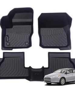 Tapetes de Piso Jenofa para 2012-2018 Ford Focus Forros de