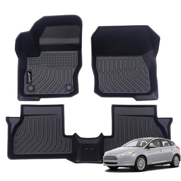 Tapetes de Piso Jenofa para 2012-2018 Ford Focus Forros de