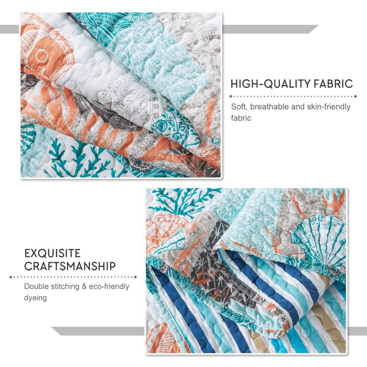 Colcha de Verano Travan Coastal Queen Size, -Coastal--ancien - Imagen 5