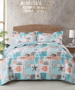 Colcha de Verano Travan Coastal Queen Size, -Coastal--ancien