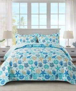 Colcha de Verano Travan Coastal Queen Size, -No especificado