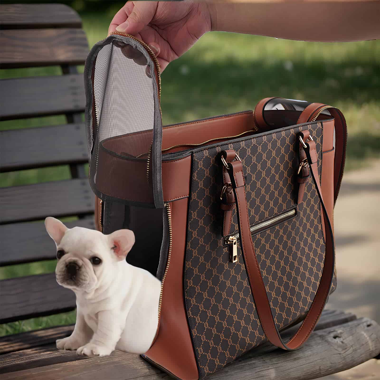 Bolso de Moda para Perro Transportín para Mascotas Pequeñas - Imagen 7