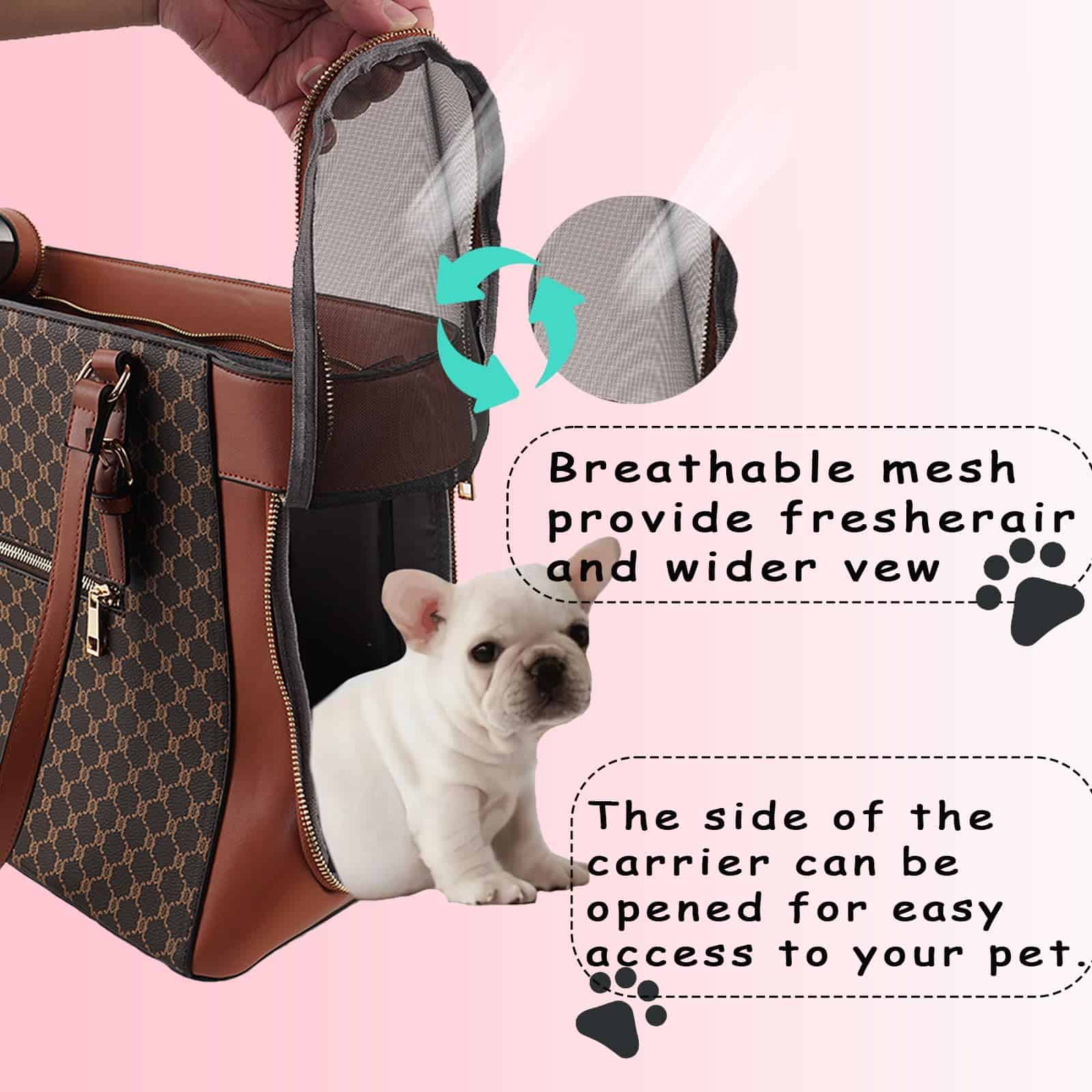 Bolso de Moda para Perro Transportín para Mascotas Pequeñas - Imagen 5