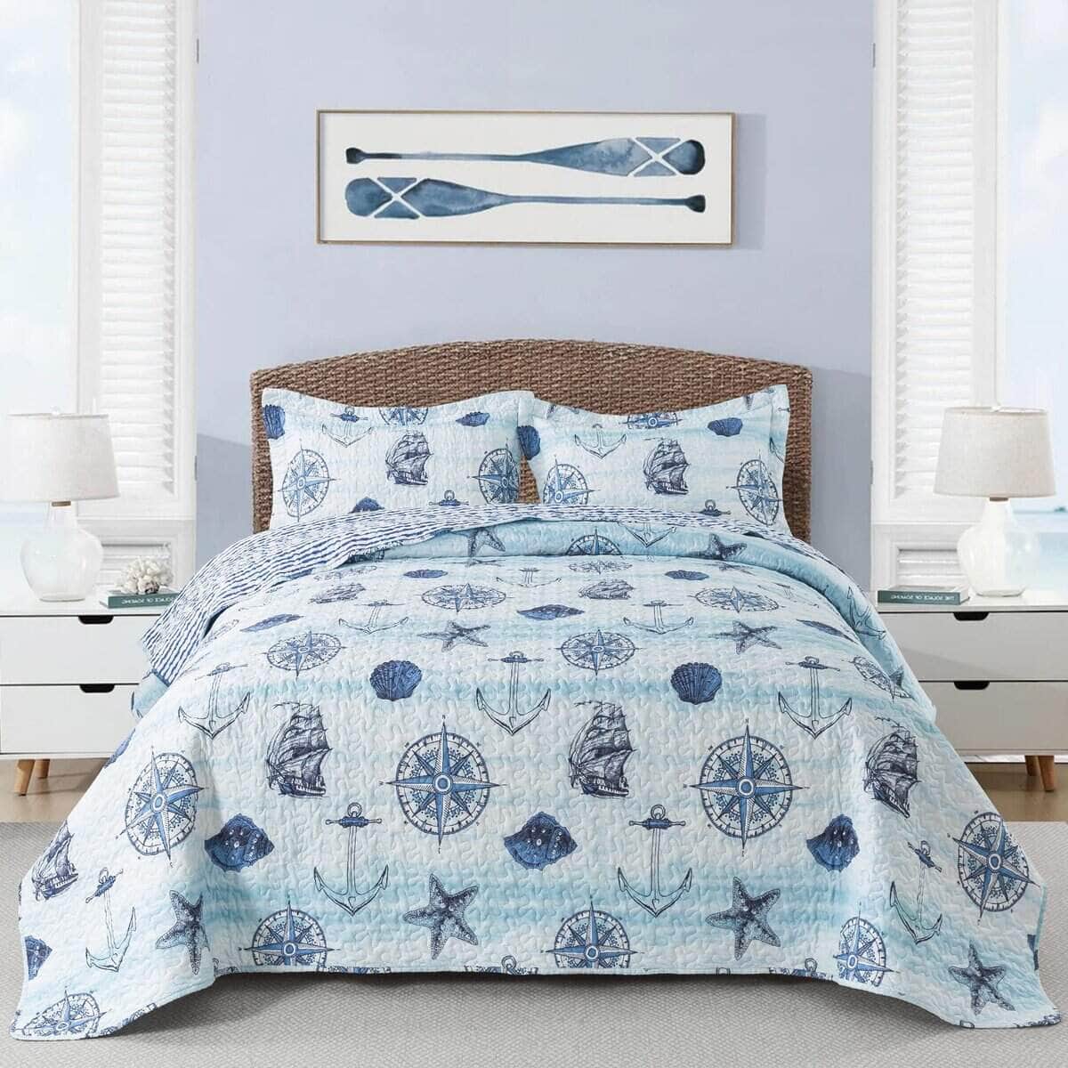 Edredón Travan Beach Tamaño King, Ultra Suave y Resistente