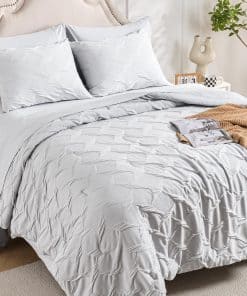 Juego de ropa de cama Swandream King- Lujo Spandex Jacquard