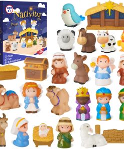 Set de Natividad para Niños HARDWIND de 25 piezas, Figuras