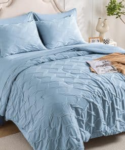 Set de ropa de cama King Swandream - Lujo -Azul Claro