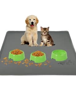 Tapete para Comida de Mascotas Skywin - 28 x 30 Pulgadas