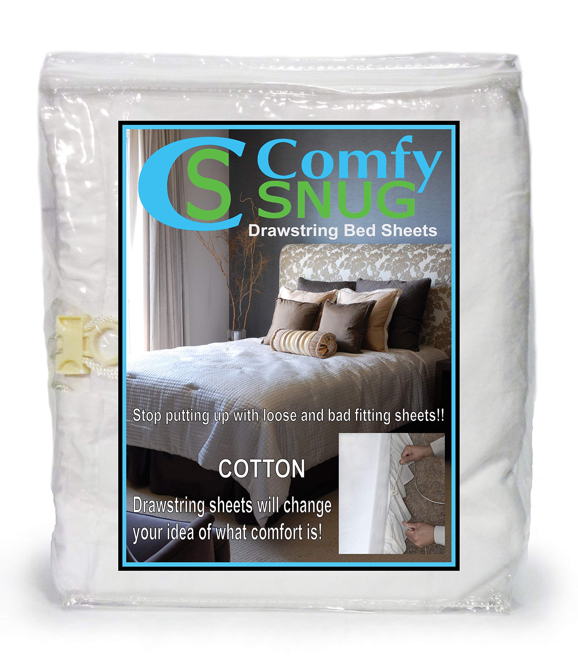 Juego de sábanas Comfy-Snug Split Cal King en microfibra - Imagen 8