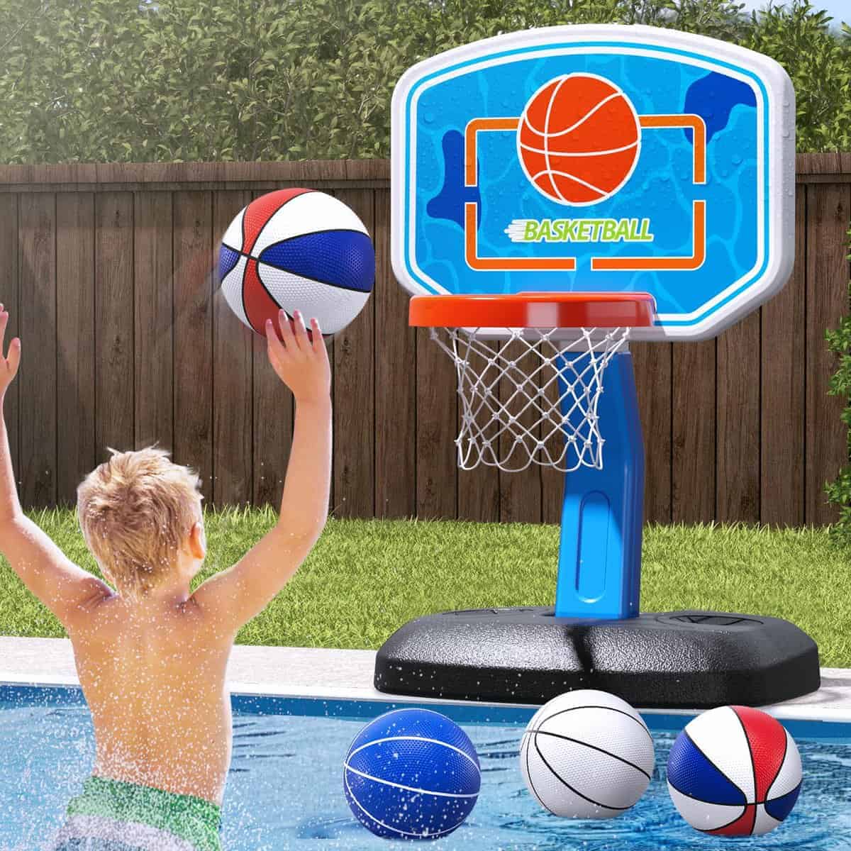 Aro de Baloncesto para Piscina HYES Poolside, Juguetes para