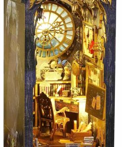 Kit de Book Nook DIY ROCOXIA, Estante en Miniatura Booknook