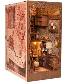 Kit de DIY Book Nook ROCOXIA, Estante de Booknook Insertar