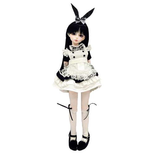 Conjunto de Ropa de Muñeca 1/3 1/4 1/6 BJD Vestido Delantal - Imagen 3