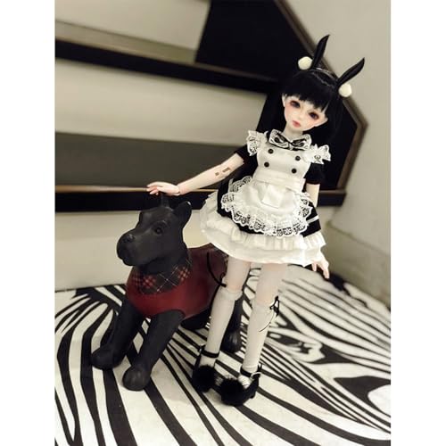 Conjunto de Ropa de Muñeca 1/3 1/4 1/6 BJD Vestido Delantal - Imagen 6