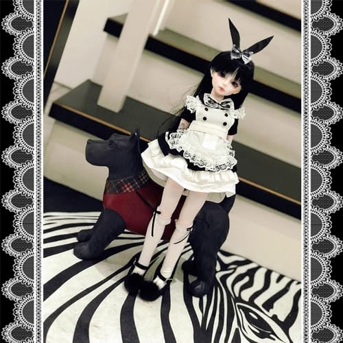 Conjunto de Ropa de Muñeca 1/3 1/4 1/6 BJD Vestido Delantal - Imagen 5