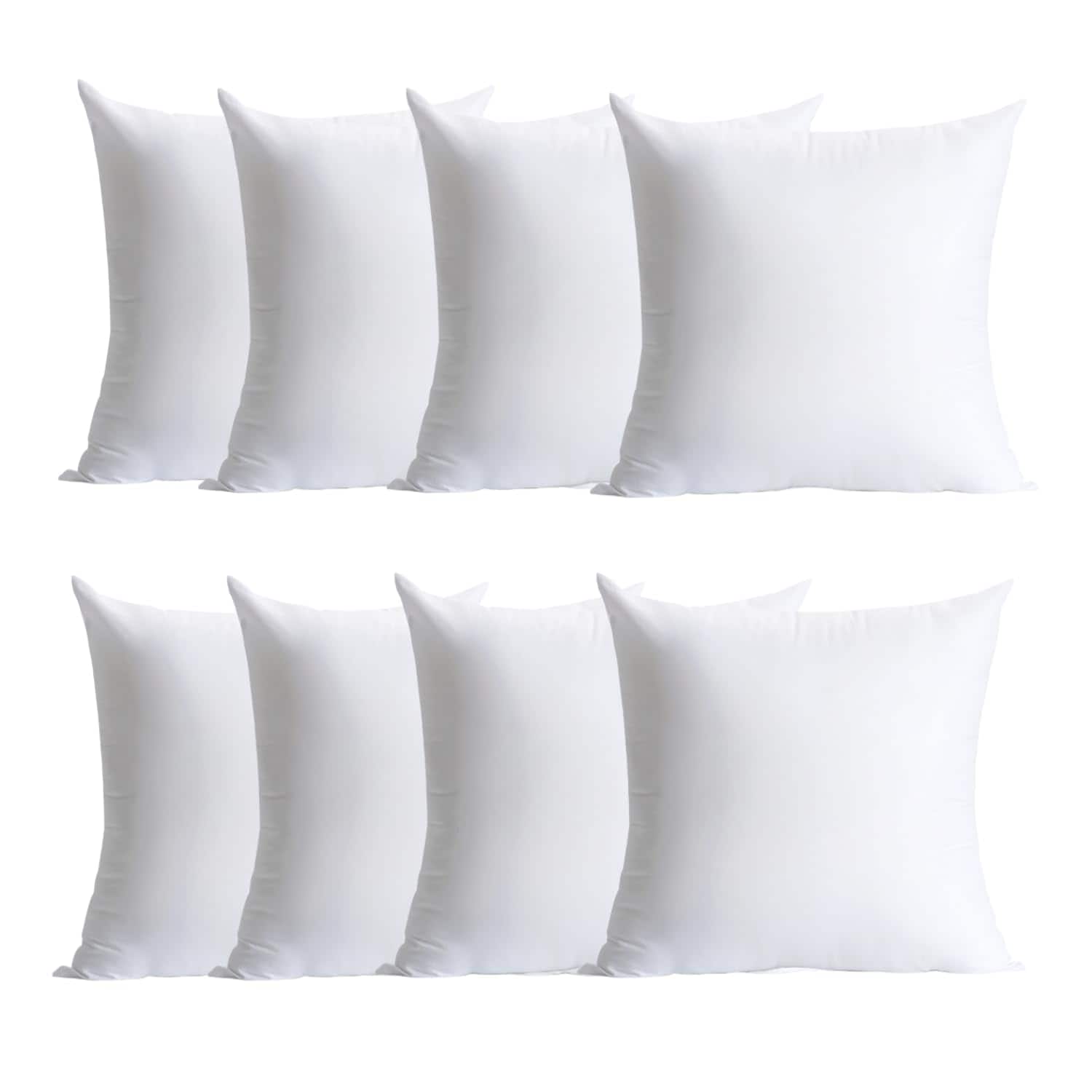 Conjunto de 8 Almohadones de Relleno Suaves y Duraderos
