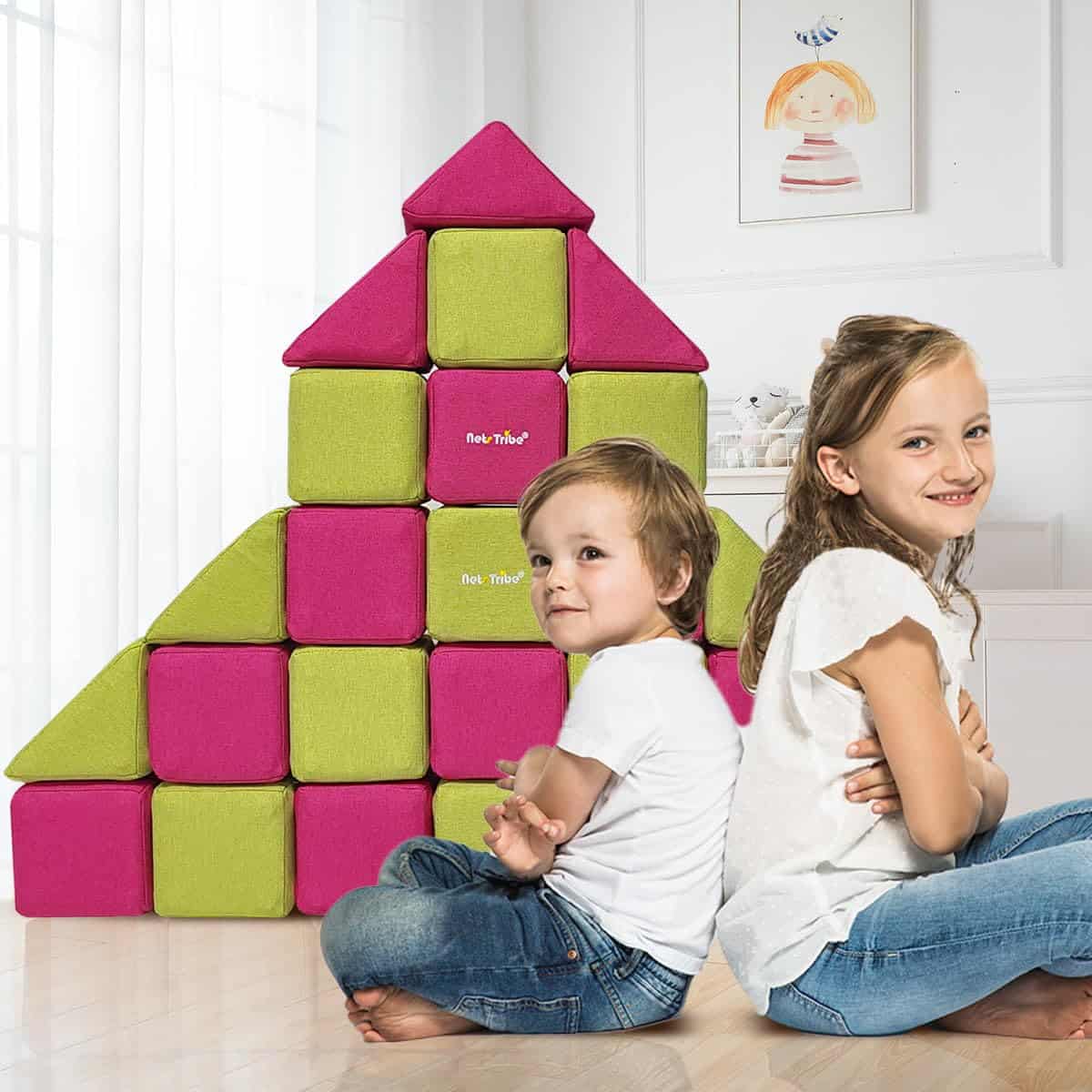 Bloques Magnéticos Suaves nets Tribe para Niños, Bloques - Imagen 7