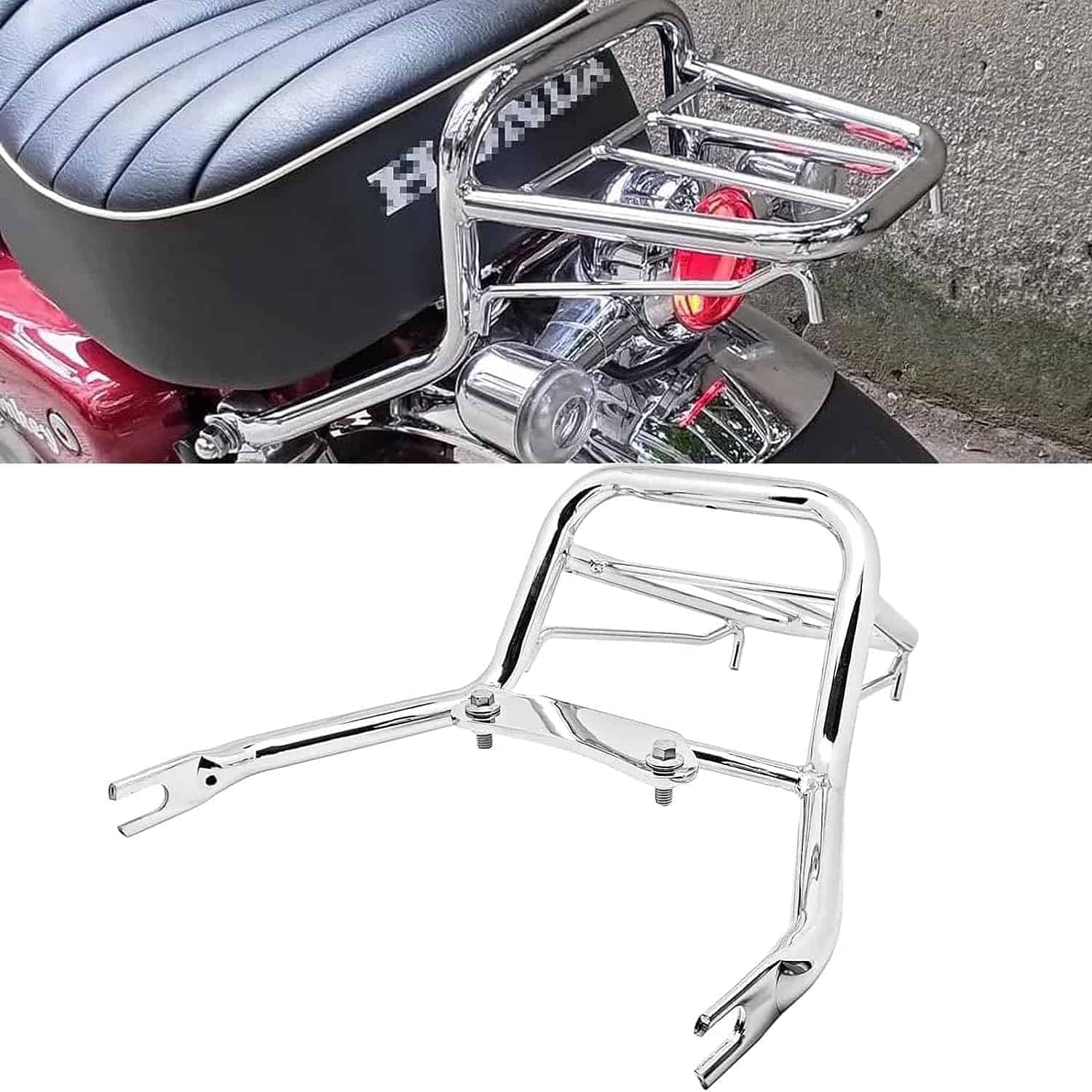 Rack de equipaje trasero de acero para Monkey 125 Z125