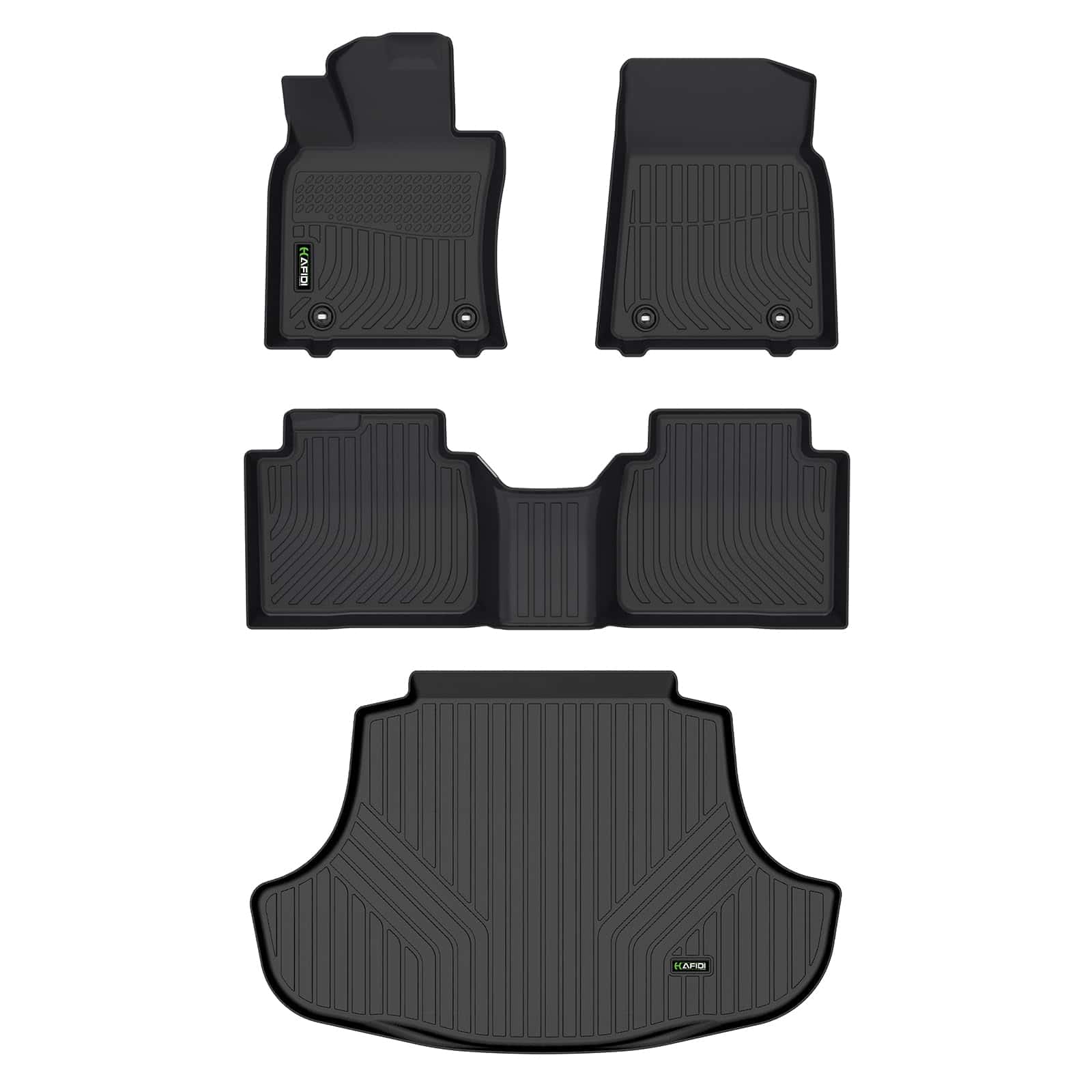 Tapetes de Piso para Automóvil Todo Clima y Forro de Carga