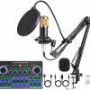 Paquete de Equipo de Podcast X50 con Interfaz de Audio,