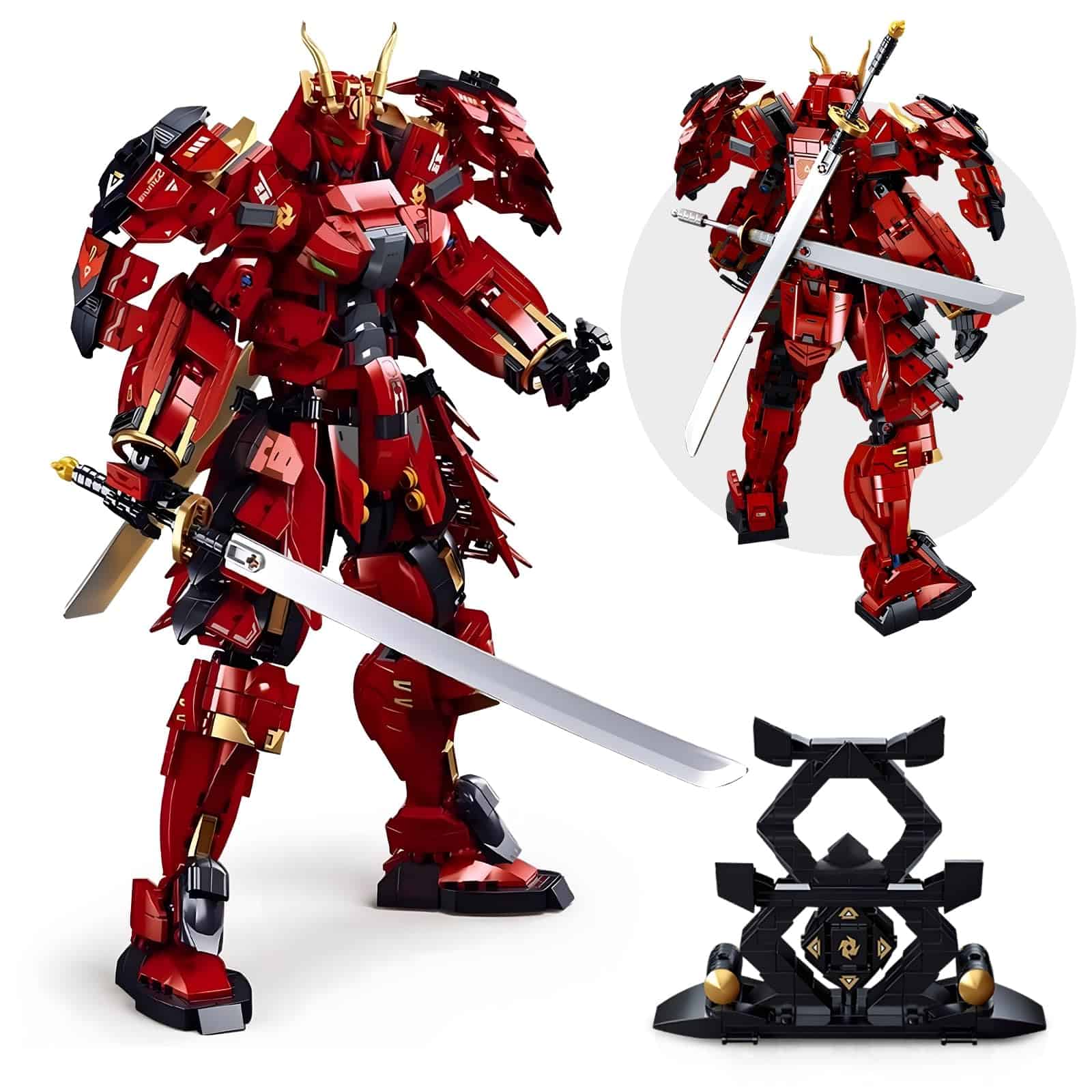 HIGH GODO Samurai Mech Warrior - Juego de construcción de