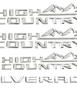 Kit de 4 piezas de repuesto para emblema de Silverado High