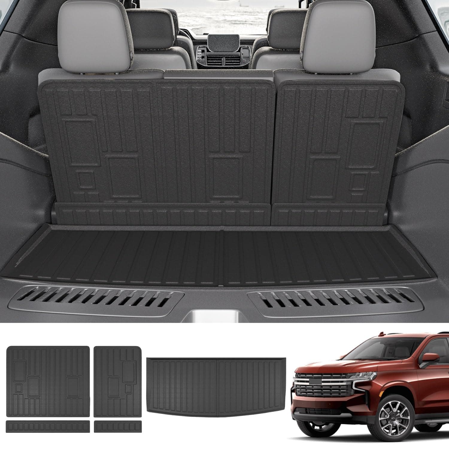 Tapete de carga compatible con Chevy Tahoe/GMC Yukon