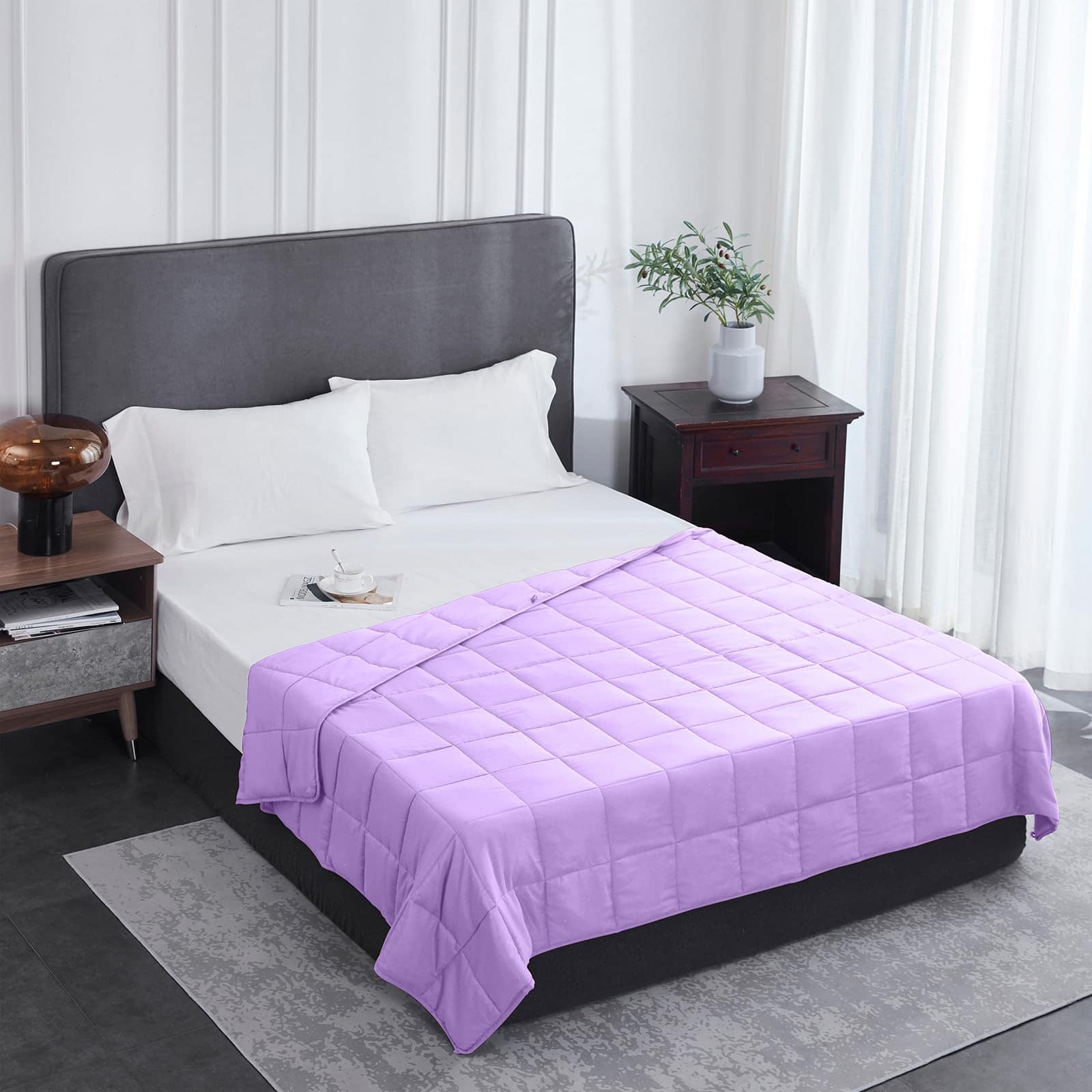 Manta Ponderada L'AGRATY - 60"x80" 15 libras Manta Pesada - Imagen 3