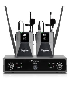 Sistema de Micrófonos Inalámbricos de Doble Canal Flygrow