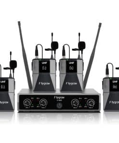 Sistema de micrófono inalámbrico Flygrow Pro UHF de 4
