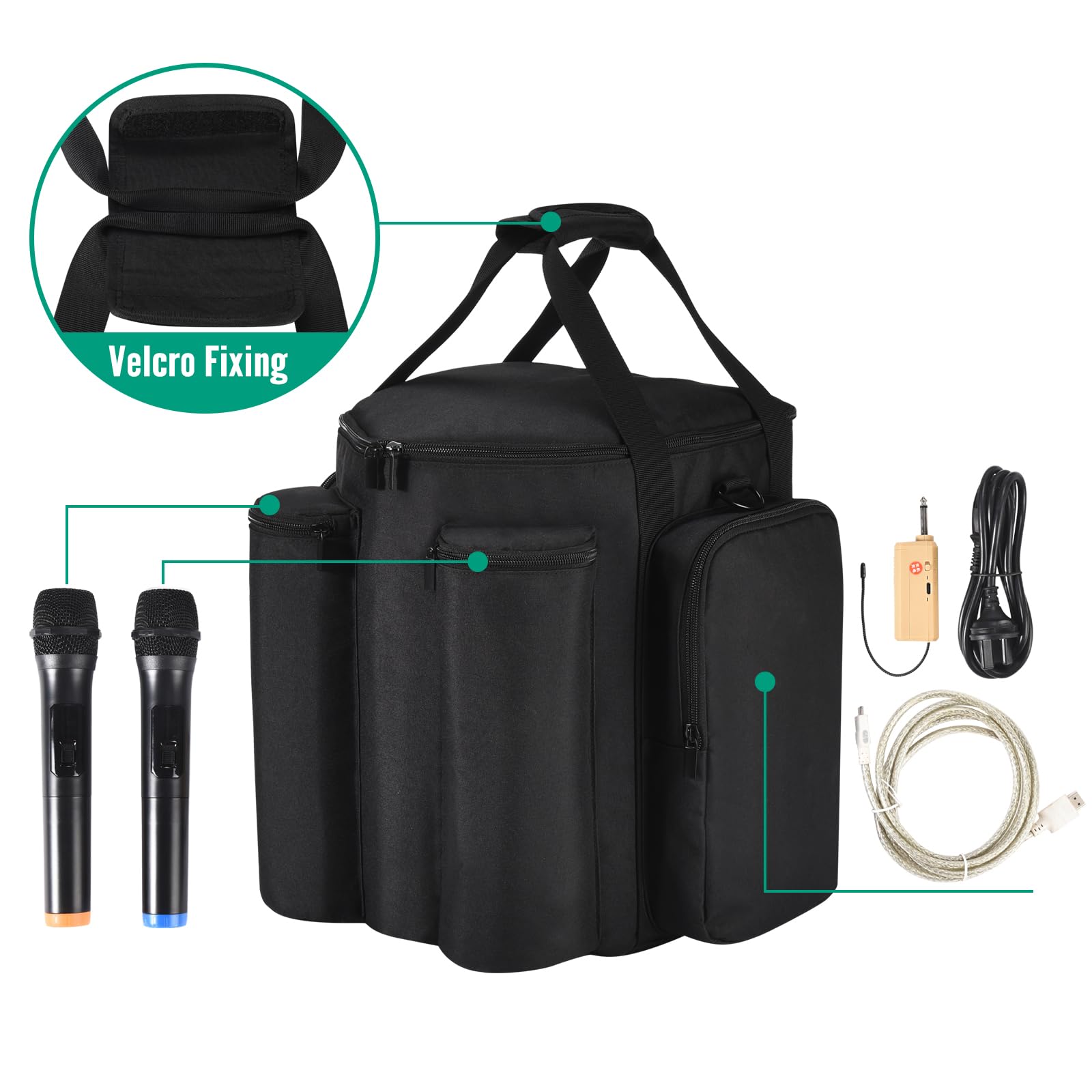 Bolsa portátil Ferbao compatible con Altavoz Bose S1 Pro, - Imagen 3