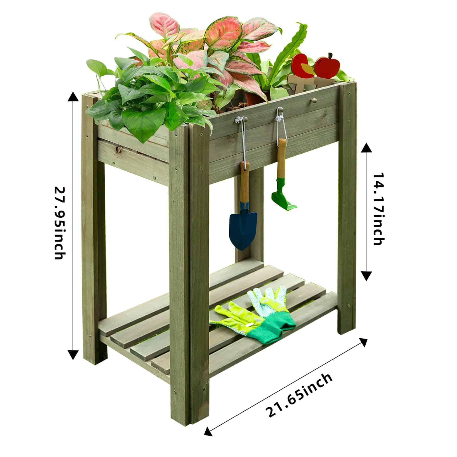Centro de Juegos de Jardinería de Juguete de Madera, - Imagen 7