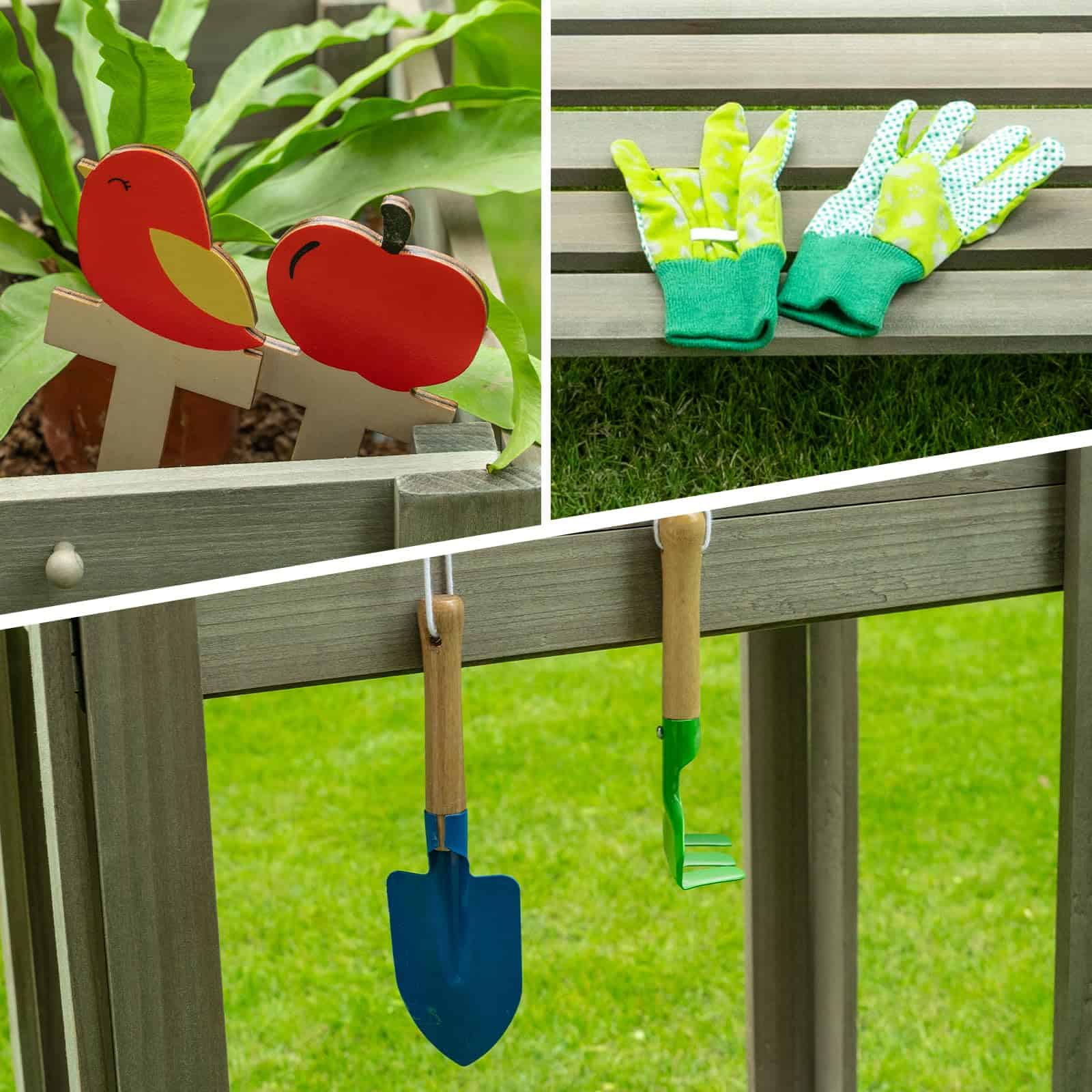 Centro de Juegos de Jardinería de Juguete de Madera, - Imagen 4