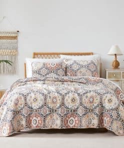 Juego de Colcha para Cama Individual -Natural