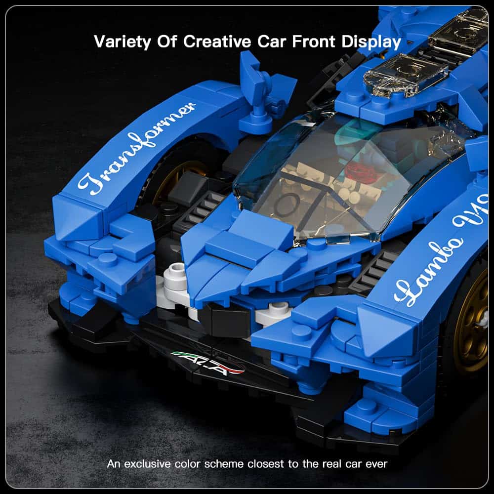 Mould King Building Sets 2in1 Transformers V12 Vision GT - Imagen 6