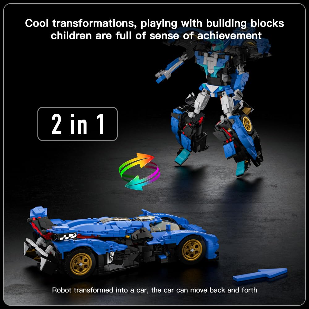 Mould King Building Sets 2in1 Transformers V12 Vision GT - Imagen 3