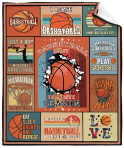 Manta de Baloncesto, Regalo de Baloncesto para Hombres