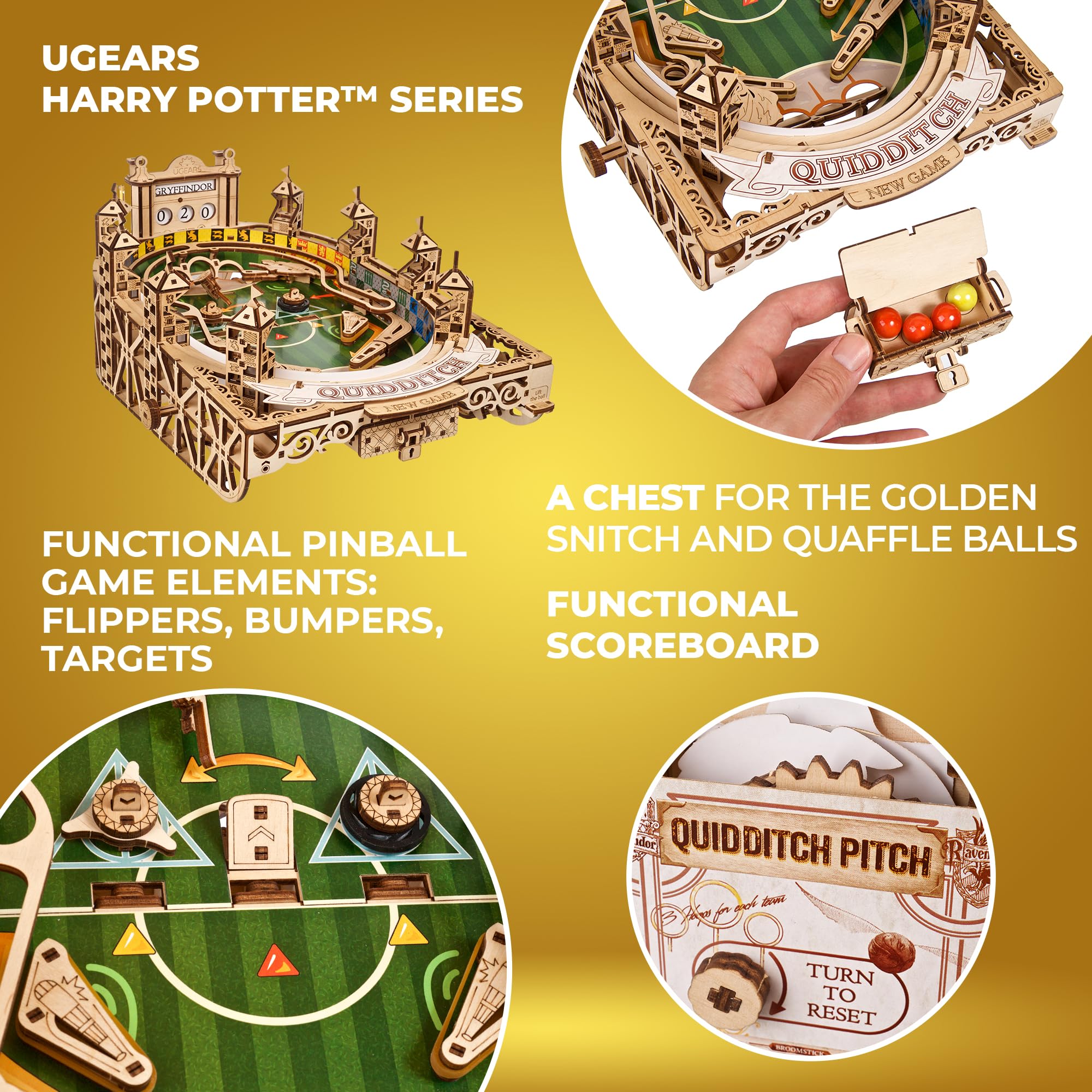 Máquina de Pinball de Quidditch de Harry Potter - Modelos - Imagen 5