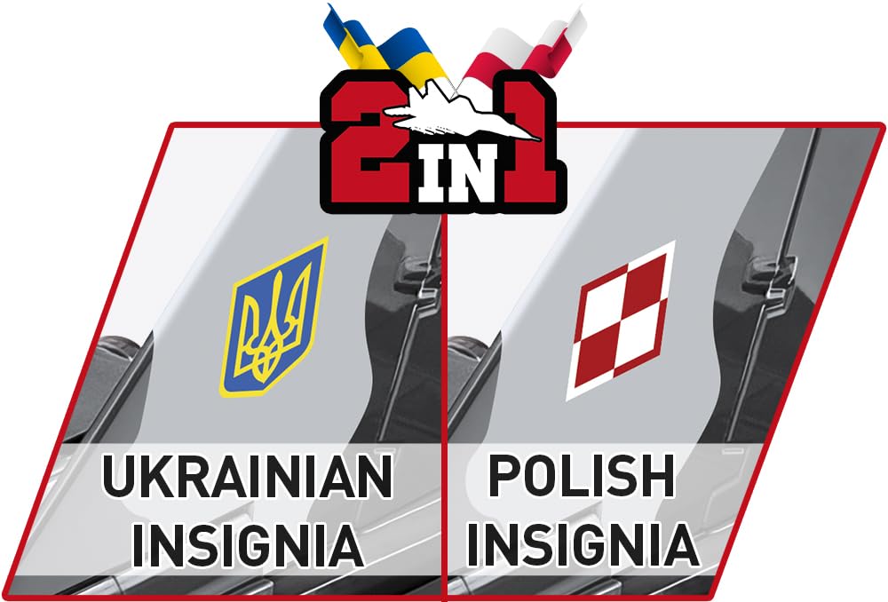 COBI Avión de combate MiG-29 (UA/PL) Fuerzas Armadas - Imagen 4