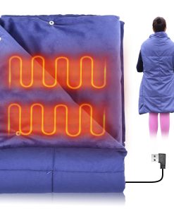 Manta Térmica Portátil USB FlyfreeU, 3 Niveles de Calor