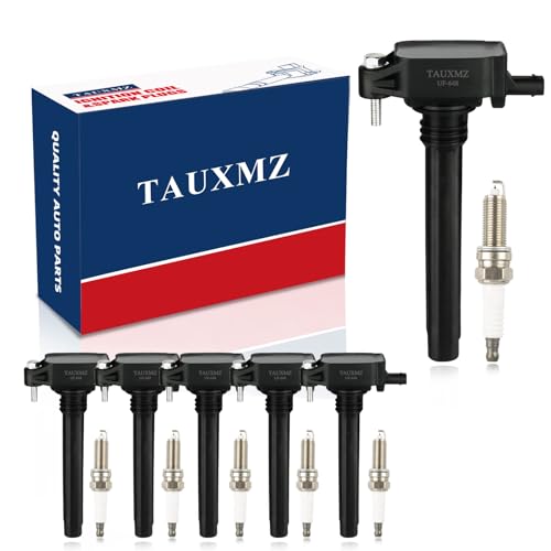 TAUXMZ Bobina de Encendido UF648 y Bujías de Iridio 97390