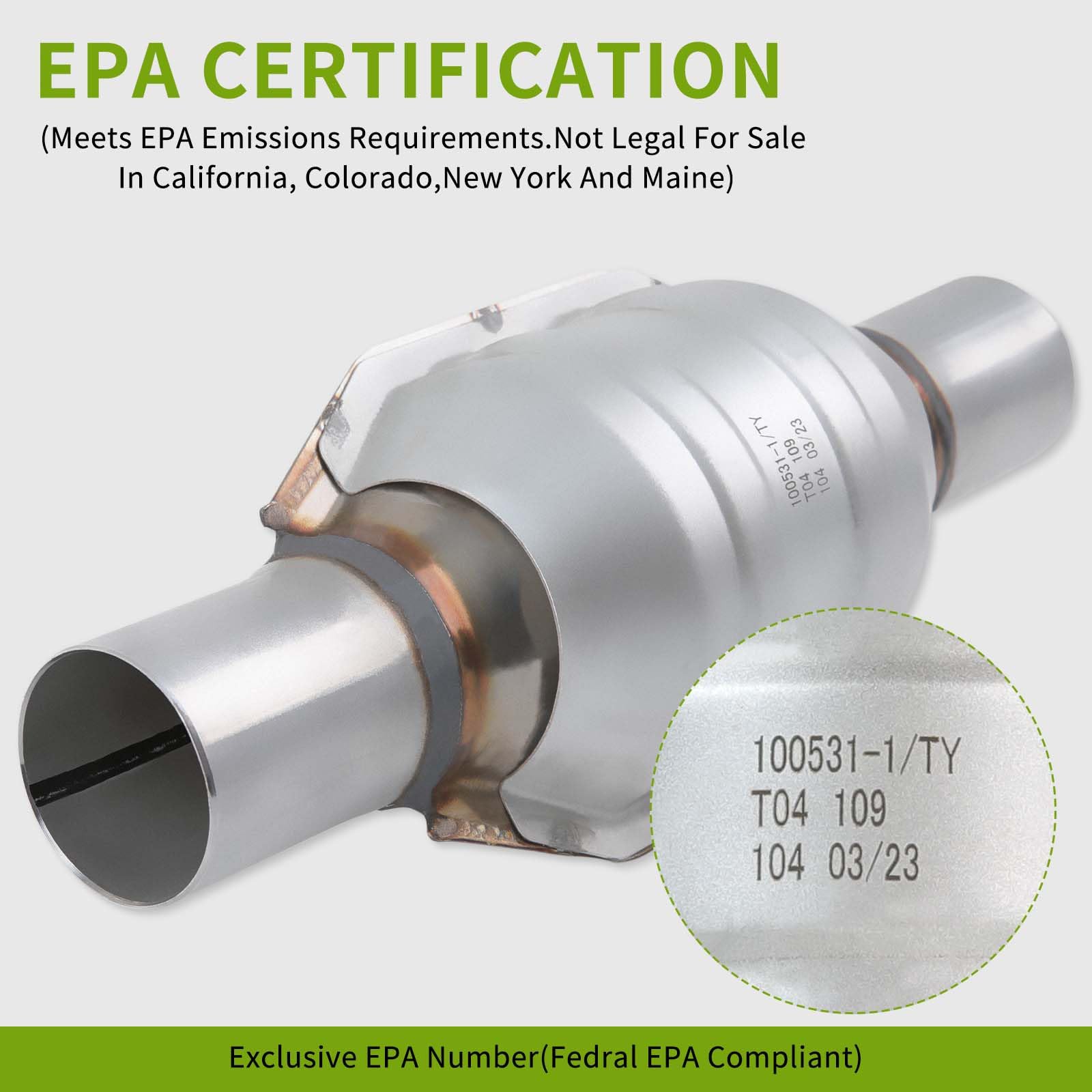 Catalizador Universal de 2 Pulgadas KEEPDSGN - Convertidor - Imagen 8