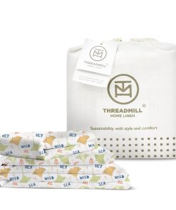 Juego de sábanas 100% algodón orgánico -Amarillo Rayos