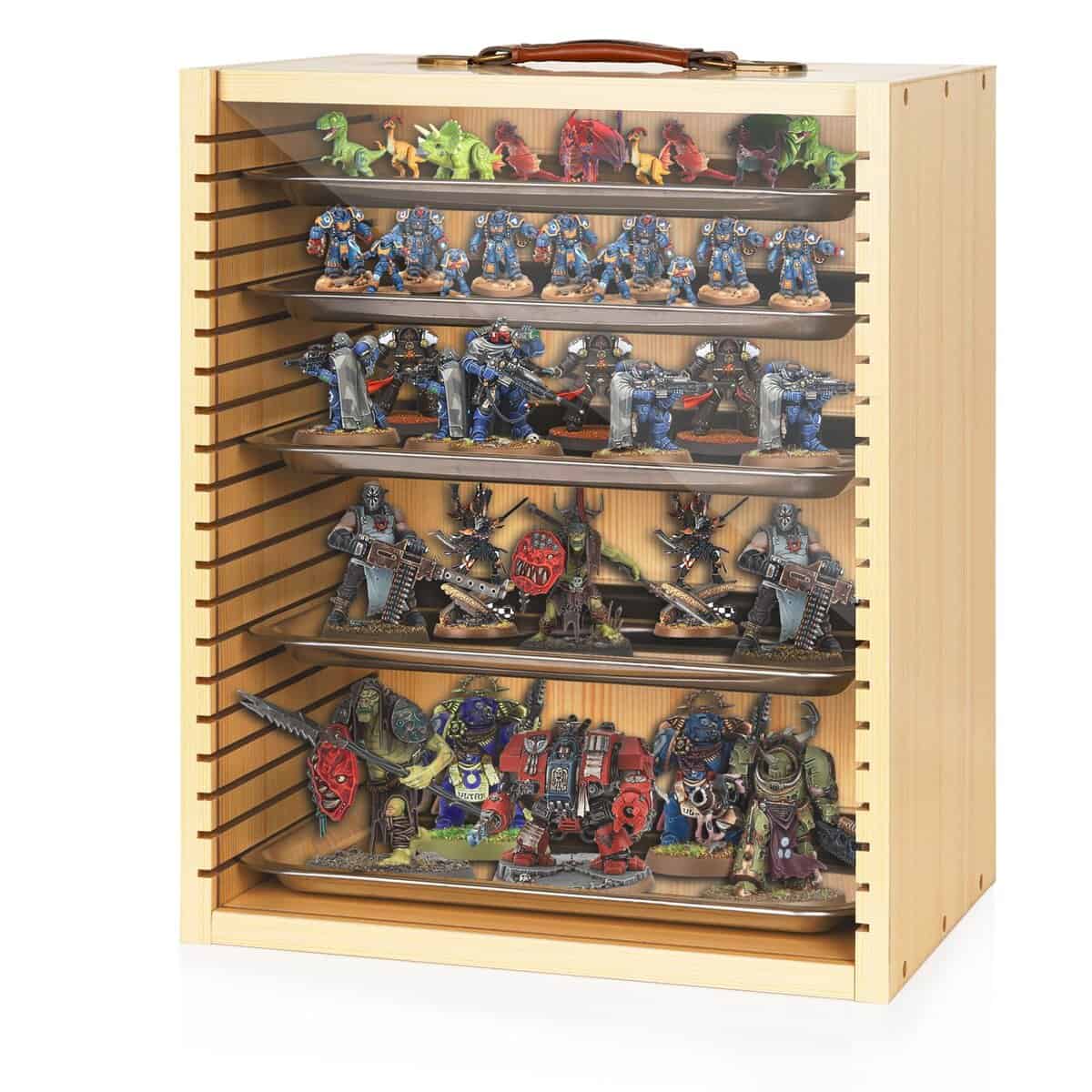 Estuche de exhibición en miniatura para coleccionables