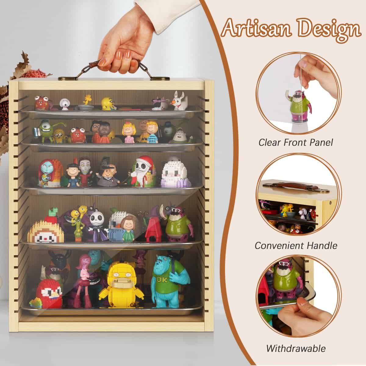 Estuche de exhibición en miniatura para coleccionables - Imagen 3