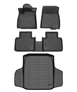 Tapetes para piso de automóvil HAFIDI y forro de maletero