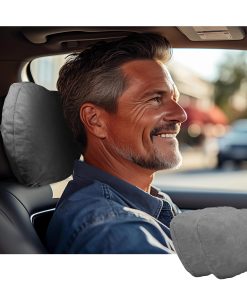 Almohada para el cuello de coche POKSRI para reposacabezas,
