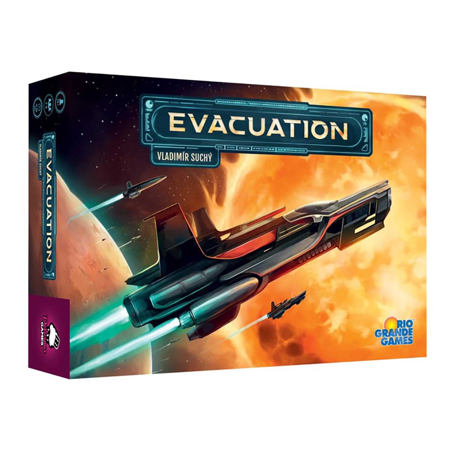 Rio Grande Games: Evacuación - Juego de mesa de estrategia, - Imagen 5