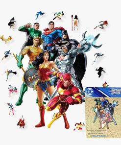 Rompecabezas de madera Crafthub DC para -Liga de la Justicia